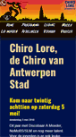 Mobile Screenshot of chirolore.be